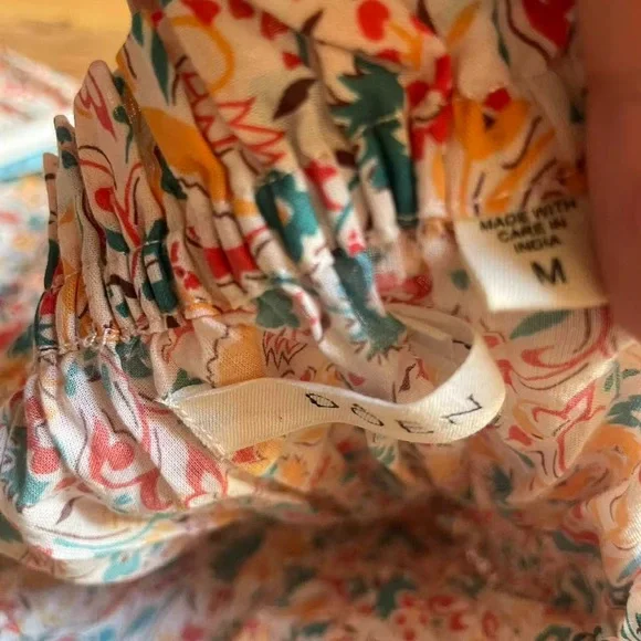 DOEN Emmaretta Dress in Wild Clover Floral Size M - Picture 3 of 13